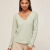 Bay Waves Vneck Top