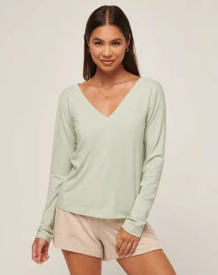 Bay Waves Vneck Top