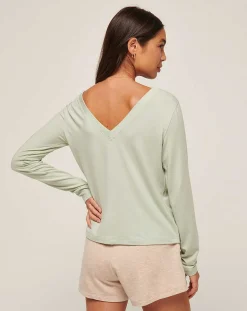 Bay Waves Vneck Top