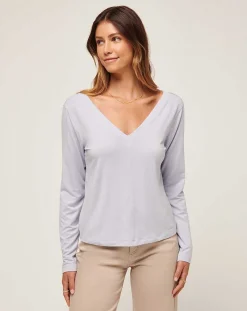 Bay Waves Vneck Top