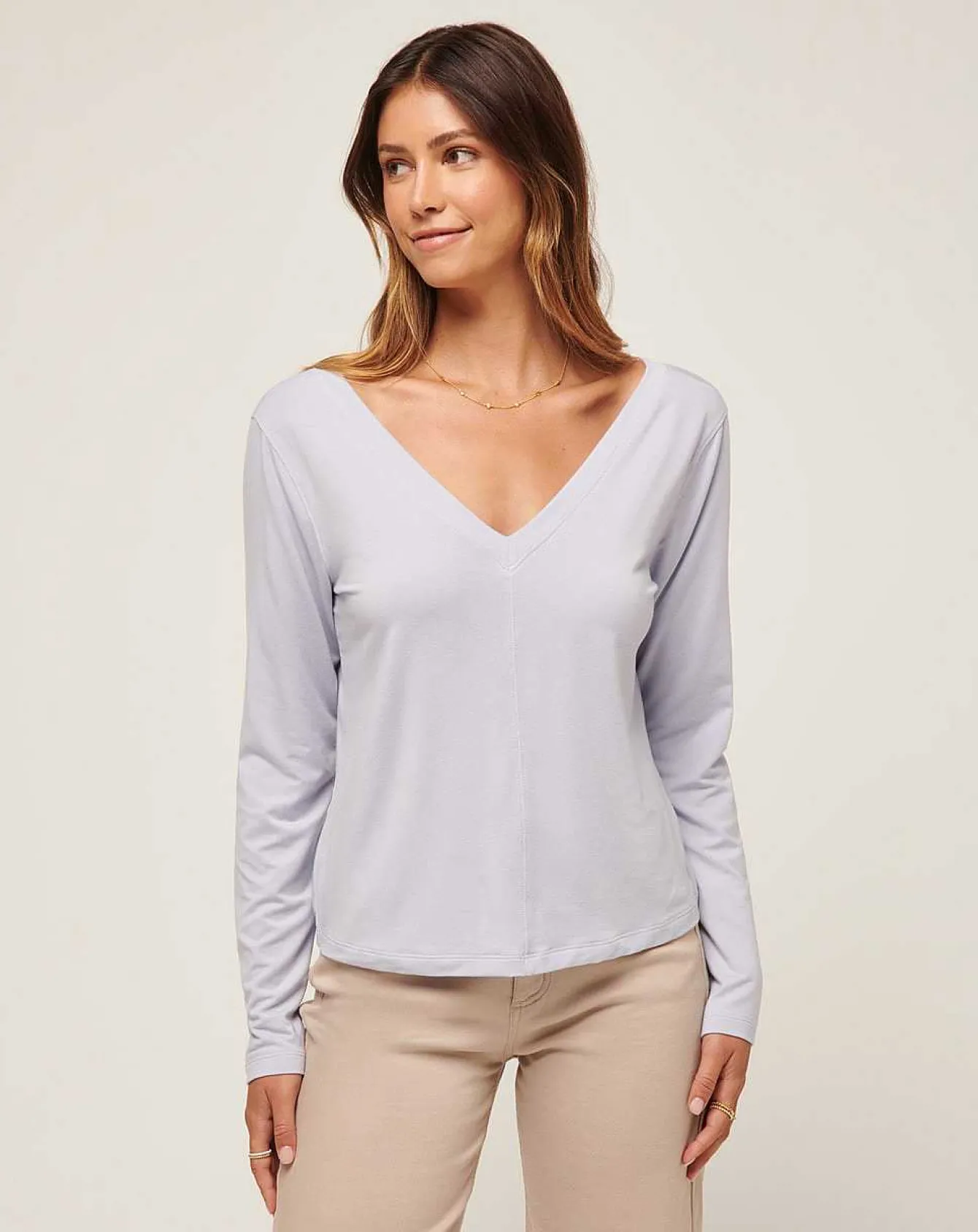 Bay Waves Vneck Top