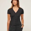 Butterfly Beach Ribbed Top