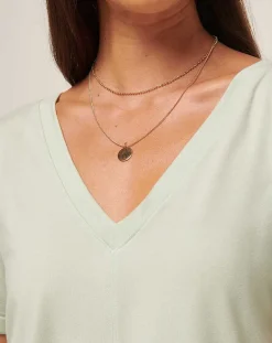 Calm Waters Vneck Top