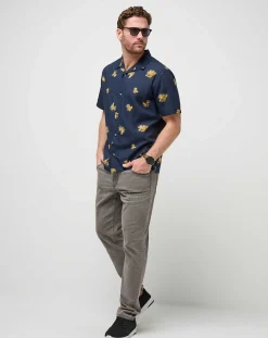 Casino Holiday Button-Up