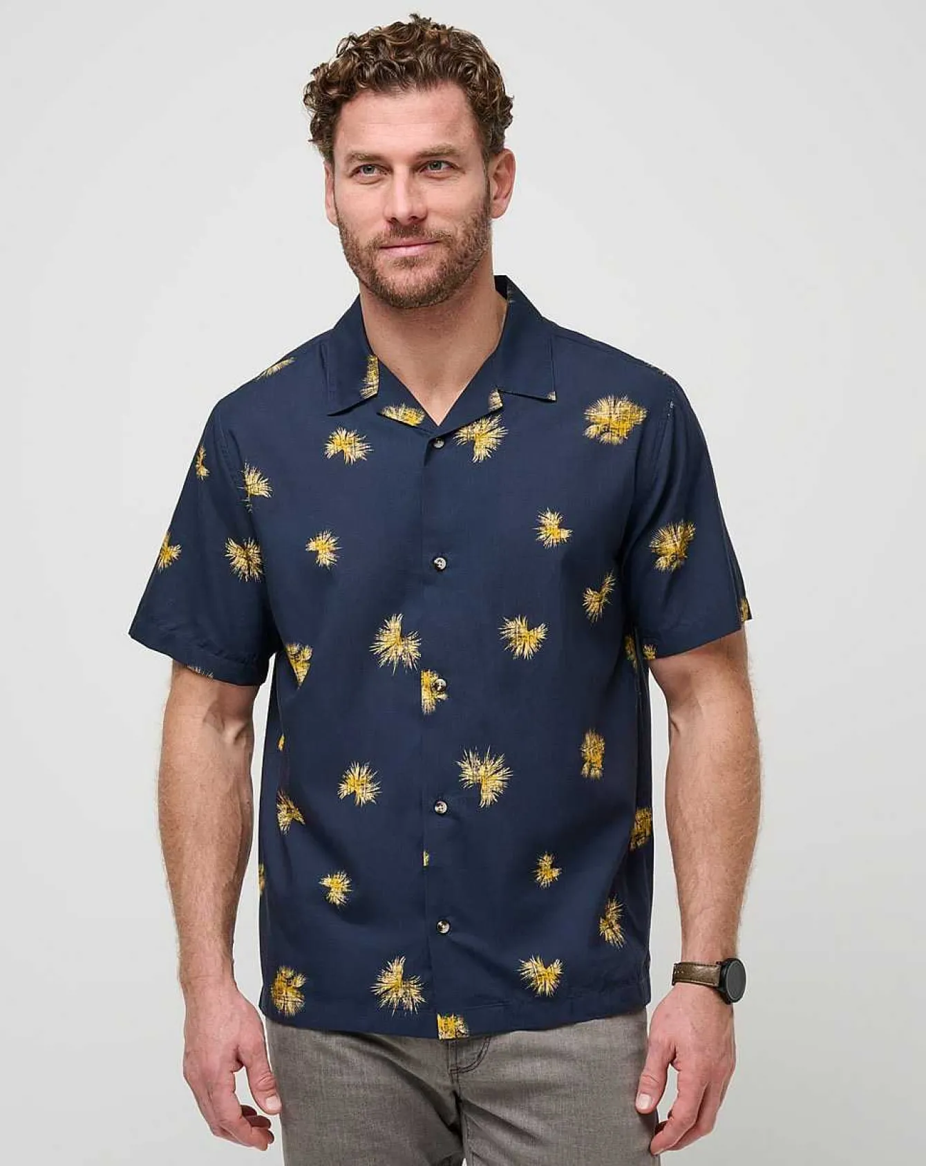 Casino Holiday Button-Up