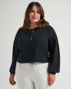 Casual Acquaintance Waffle Top