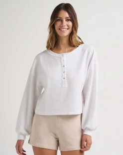 Casual Acquaintance Waffle Top