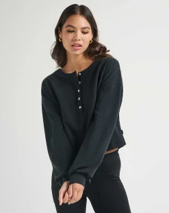 Casual Acquaintance Waffle Top