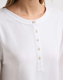 Casual Acquaintance Waffle Top