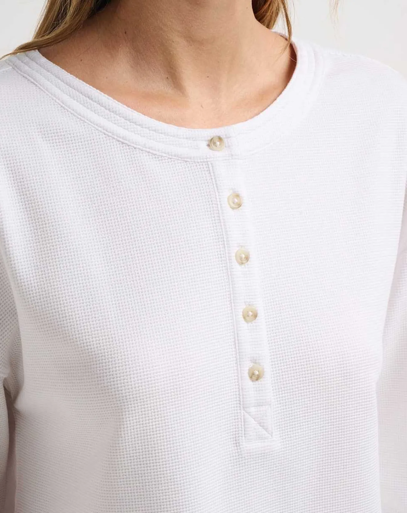 Casual Acquaintance Waffle Top