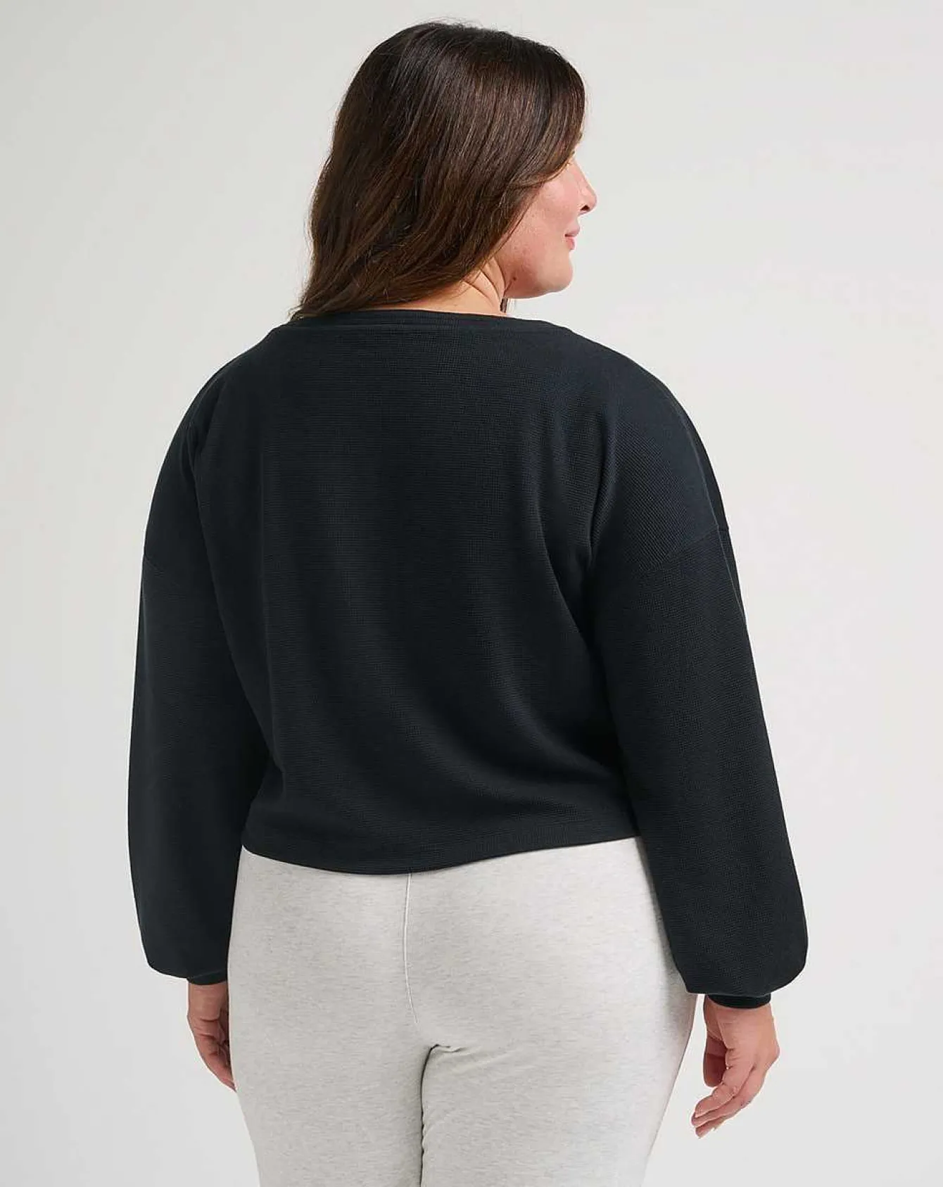Casual Acquaintance Waffle Top