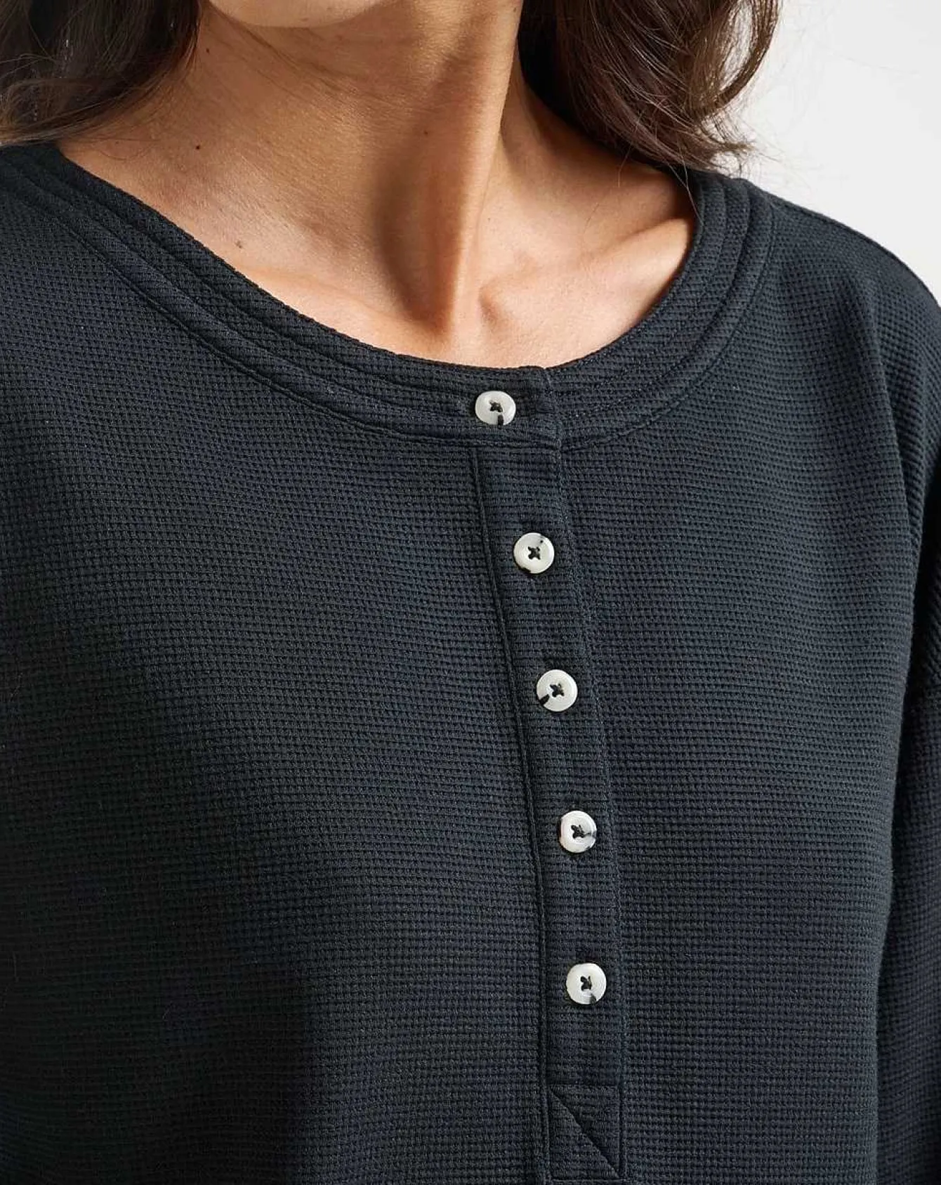 Casual Acquaintance Waffle Top