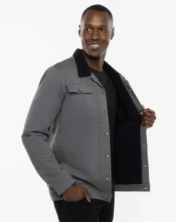 Cloud Denim Sherpa Jacket