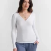 Cocktail Hour Cloud Ribbed Top