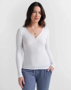 Cocktail Hour Cloud Ribbed Top