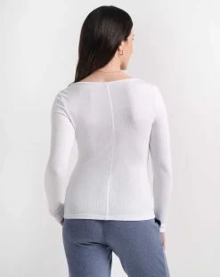 Cocktail Hour Cloud Ribbed Top