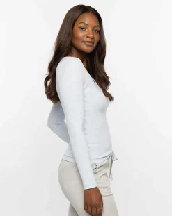 Cocktail Hour Cloud Ribbed Top