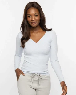 Cocktail Hour Cloud Ribbed Top