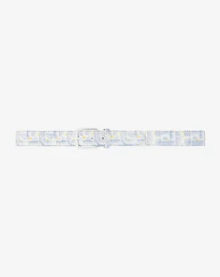 Coconut Mojito Canvas Stretch Belt