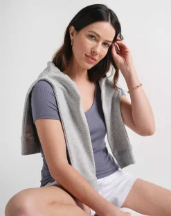 Come Alive Cloud Ribbed Top