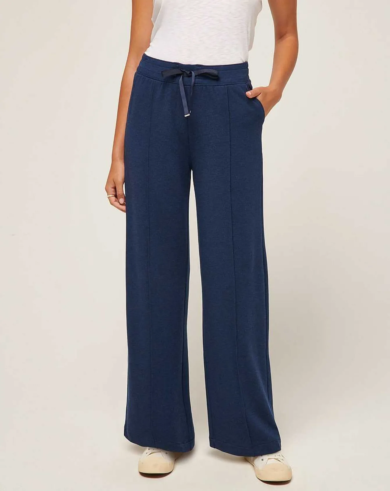 Connecting Flight Cloud Terry Wide Leg Pant