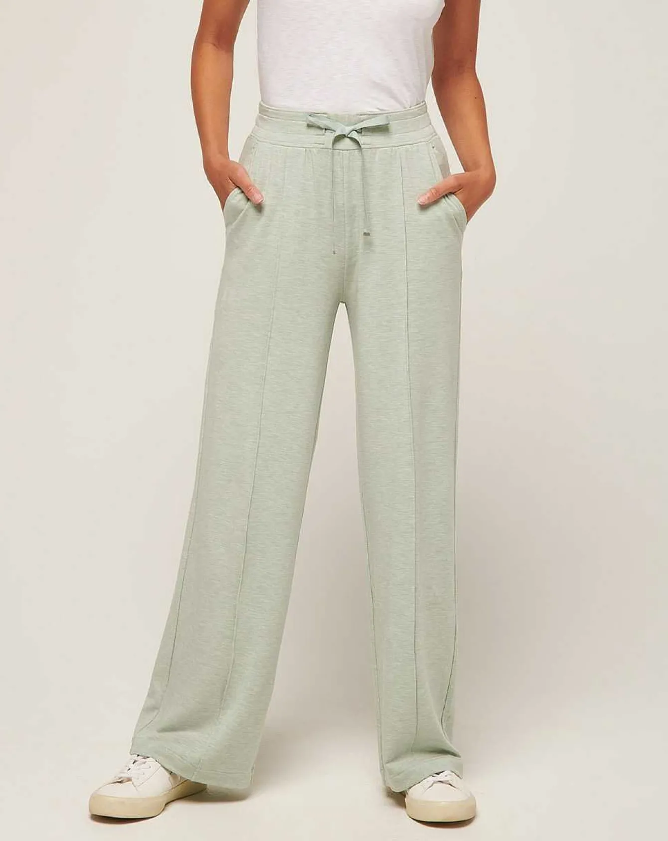 Connecting Flight Cloud Terry Wide Leg Pant