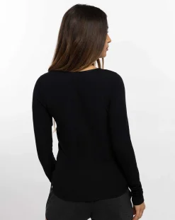 Favorite Day Long Sleeve V-Neck Top