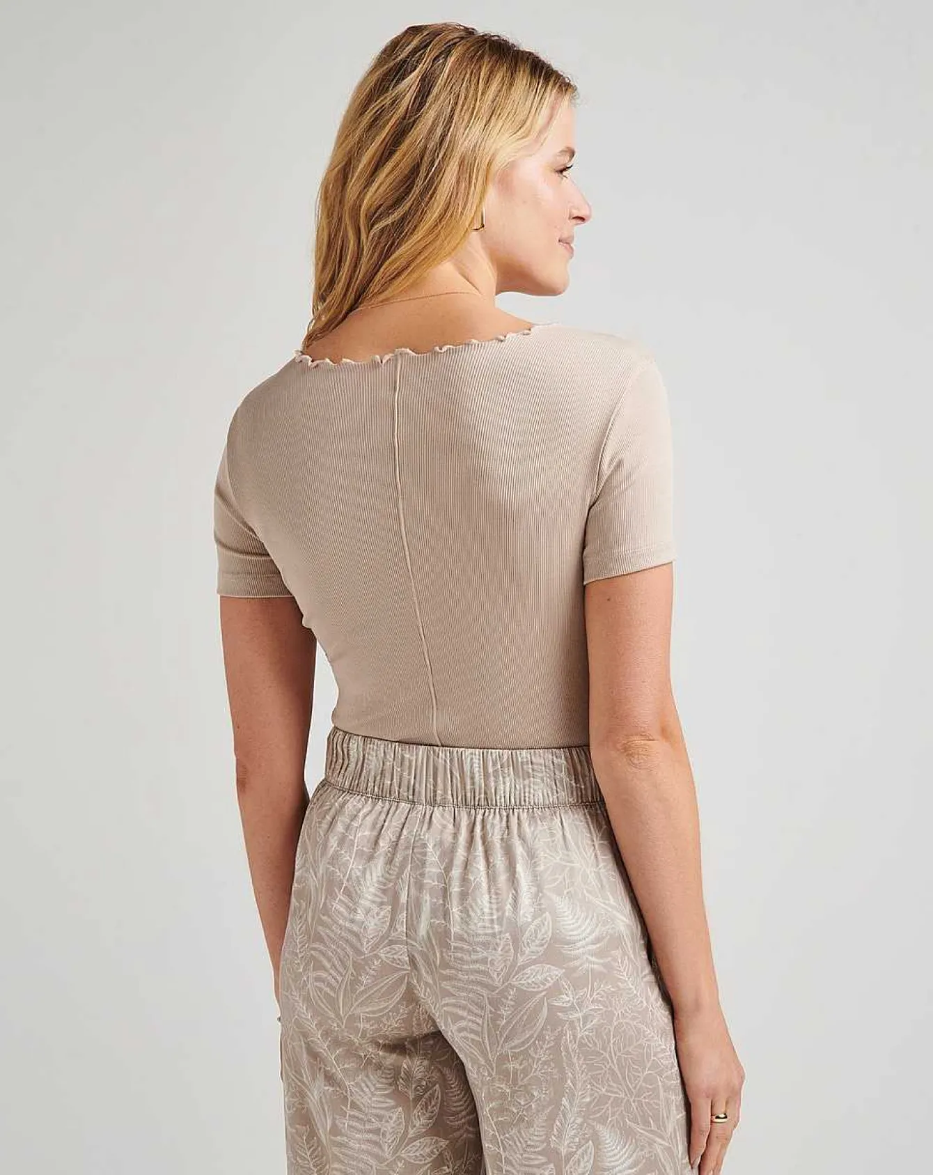 Fizzy Drink Cloud Ribbed Top
