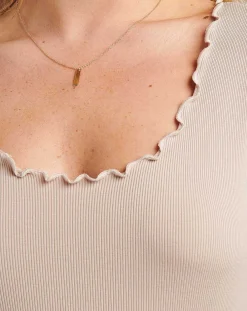 Fizzy Drink Cloud Ribbed Top
