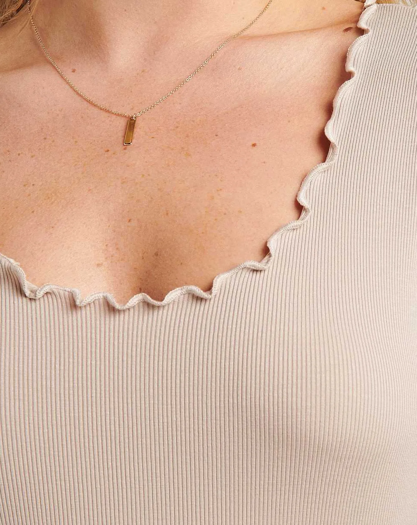 Fizzy Drink Cloud Ribbed Top