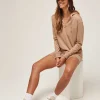 Friday Ponte Half Zip Hoodie