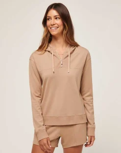 Friday Ponte Half Zip Hoodie