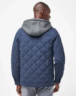 Grey Wave Full Zip Hoodie