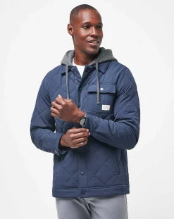 Grey Wave Full Zip Hoodie