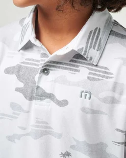 Heater Camo Youth Polo