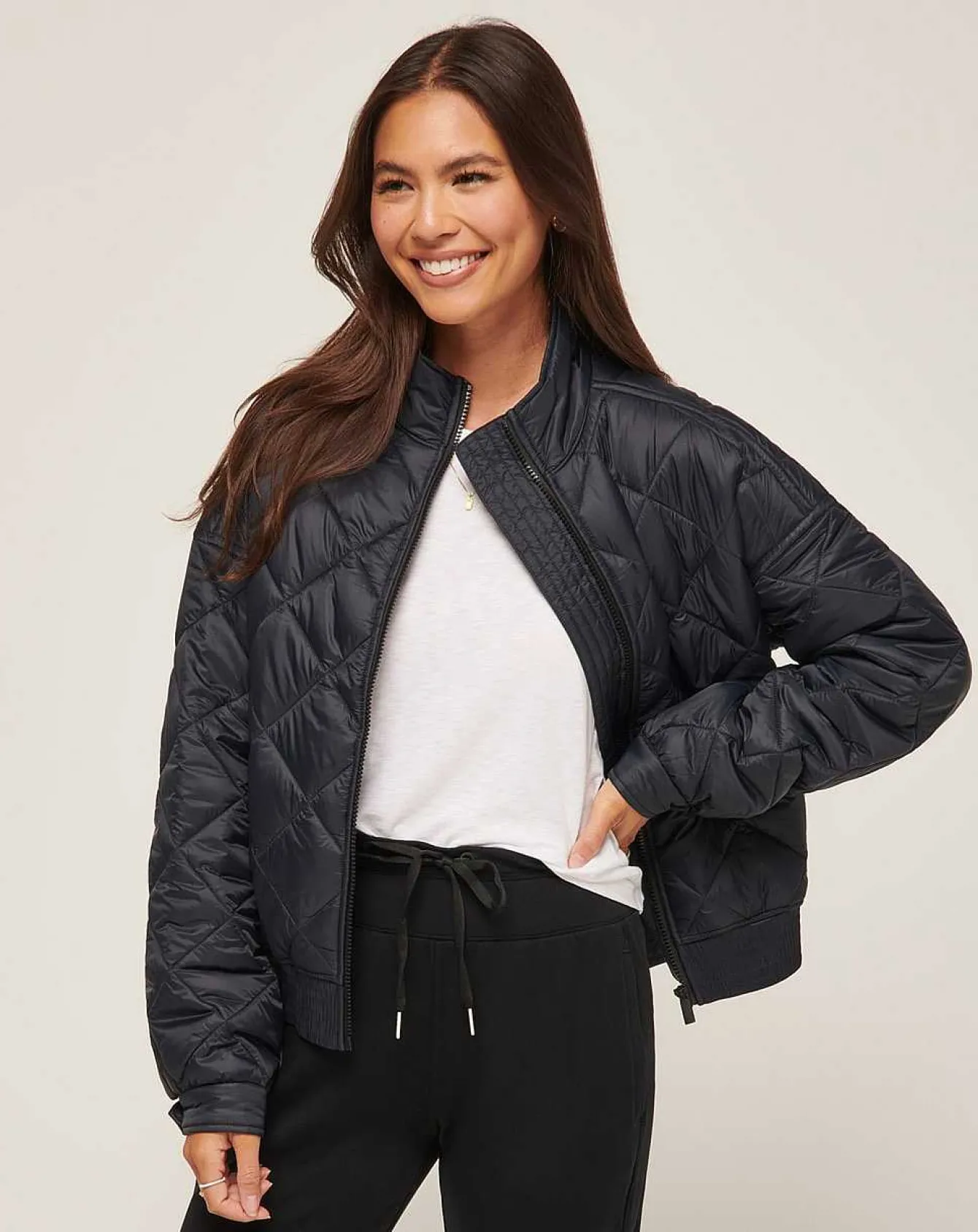 Lights At Night Quilted Jacket