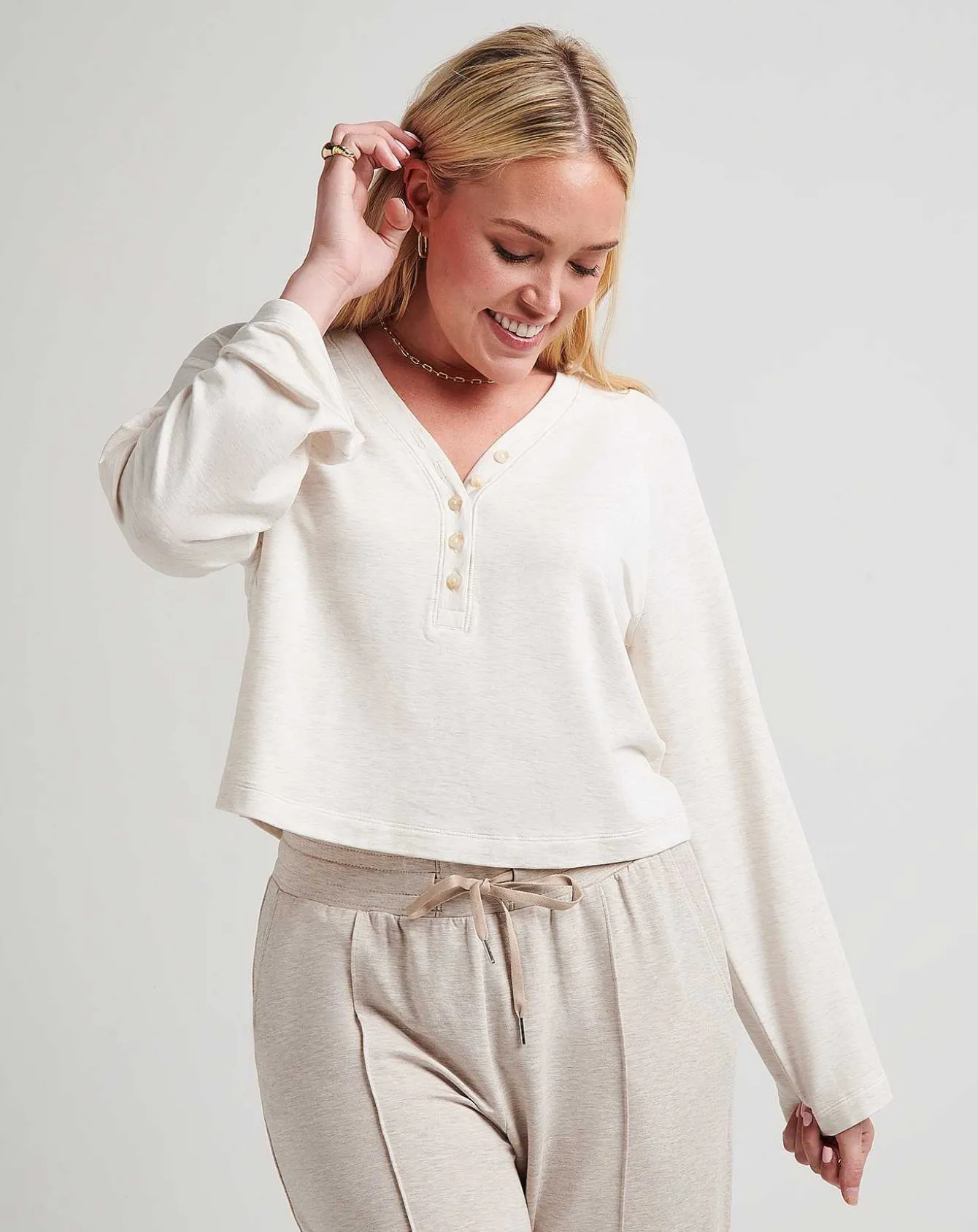 Los Altos Cloud French Terry Top