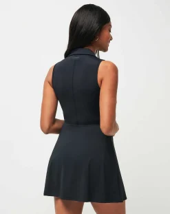 Moveknit Sleeveless Polo Dress