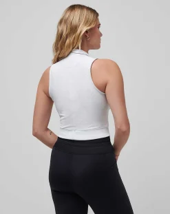 Moveknit Sleeveless Vneck Polo