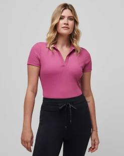 Moveknit Vneck Polo