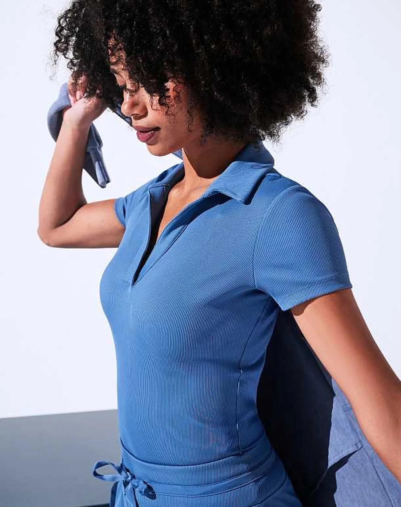 Moveknit Vneck Polo