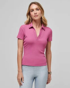 Moveknit Vneck Polo