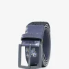 Ocean Flare Canvas Stretch Belt