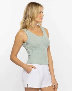 Ray Of Sunshine Cloud Ribbed Tank