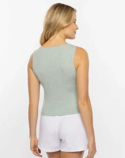 Ray Of Sunshine Cloud Ribbed Tank