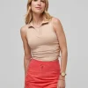 Salt Air, Don'T Care Moveknit Sleeveless Polo