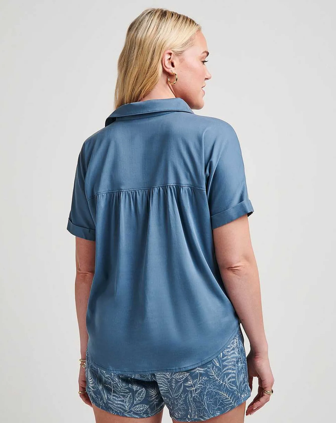 Seaside Bliss Tie Front Top