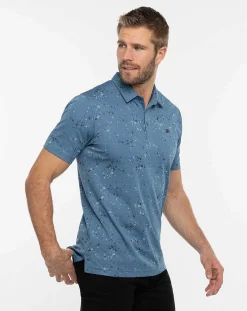 Splatter Print Polo
