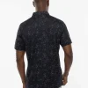 Splatter Print Polo