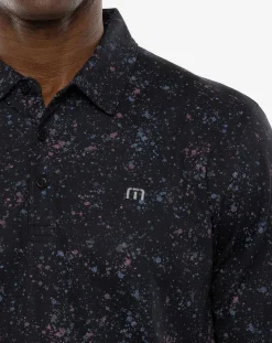 Splatter Print Polo